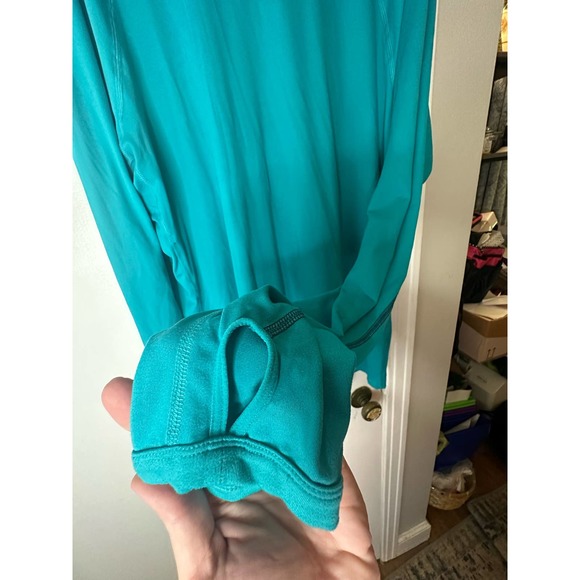 Nike Element Half Zip Running Top in Teal - Picture 5 of 6